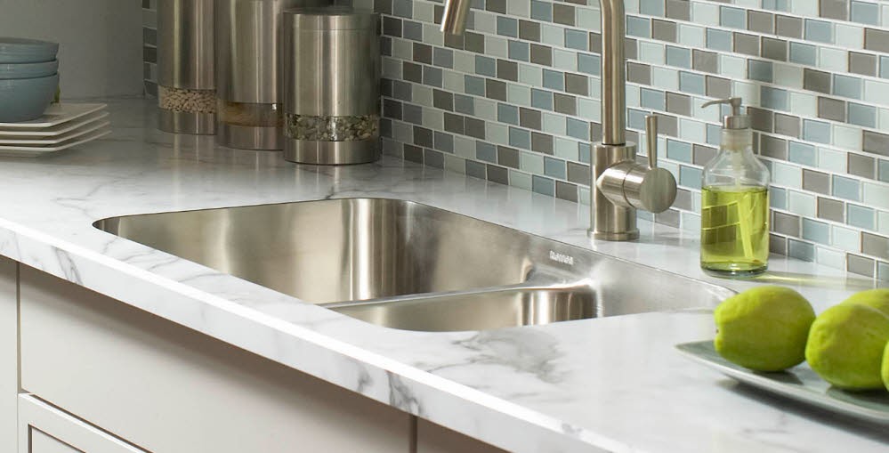 can you have undermount sink with laminate countertops